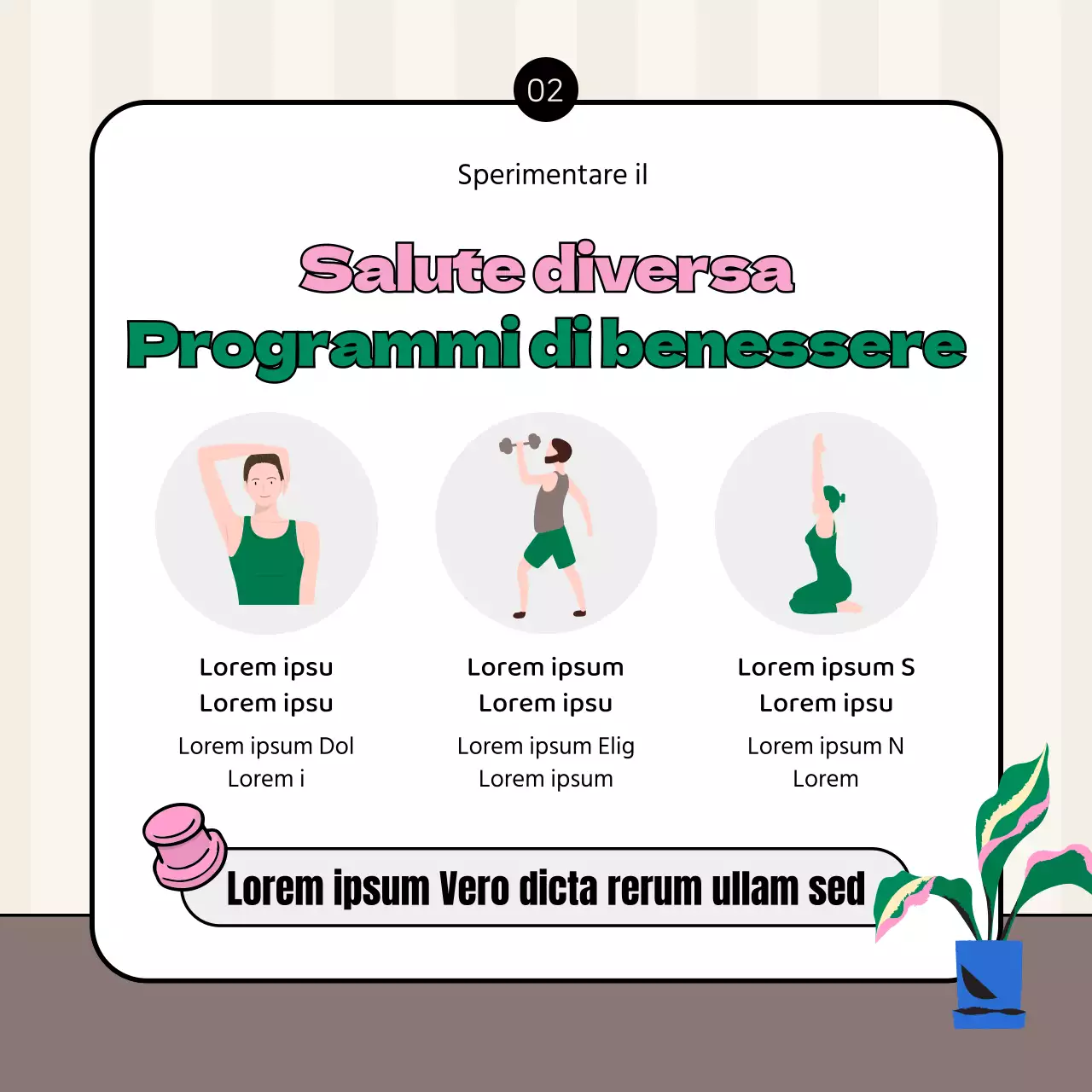 Carta vantaggi aziendale rosa e verdeNews