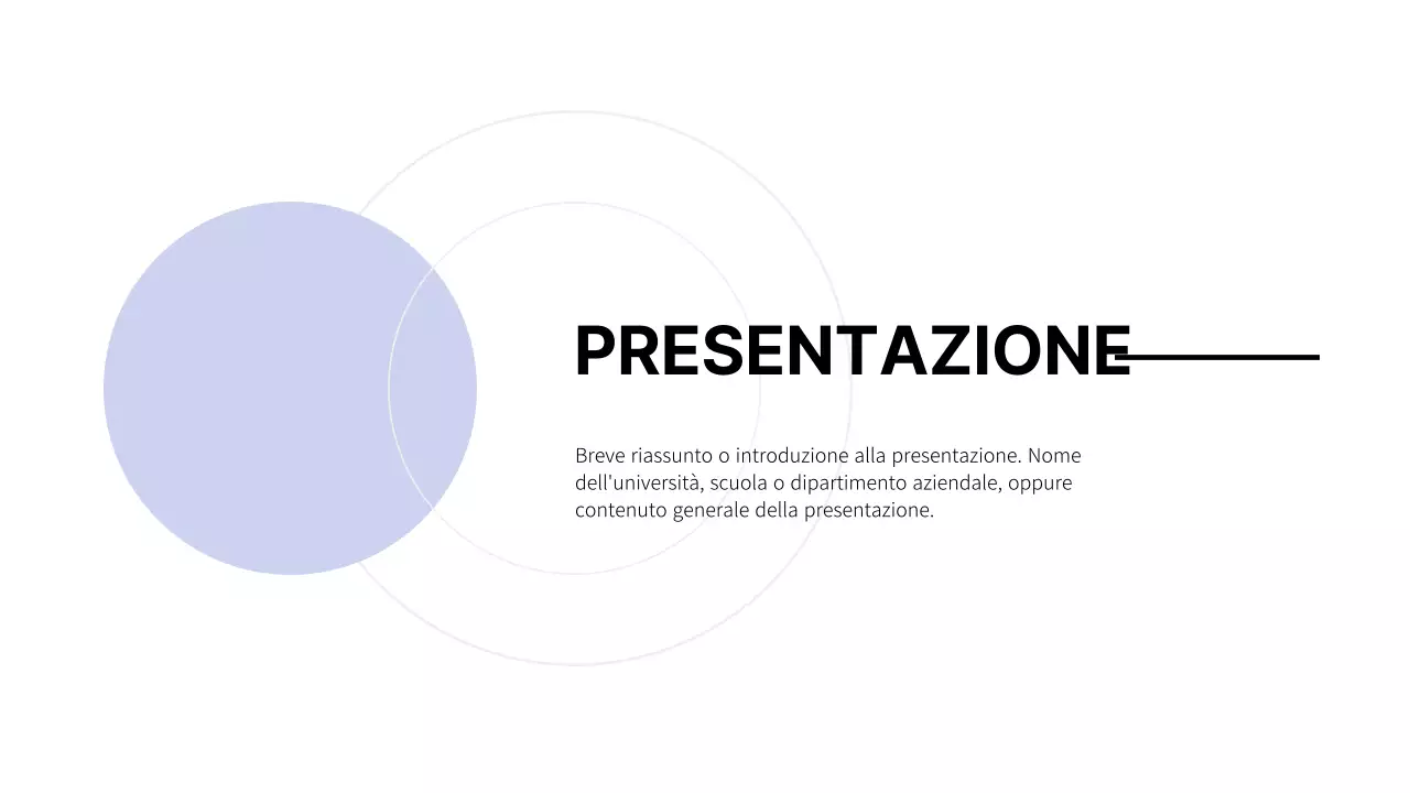 Presentazioni di base