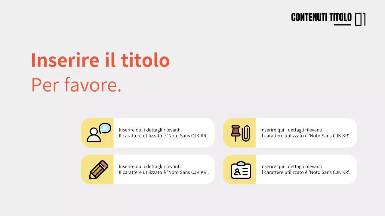 Presentazioni per le scuole