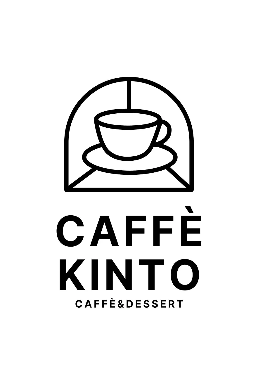 Bianco semplice segno logo caffè per caffè