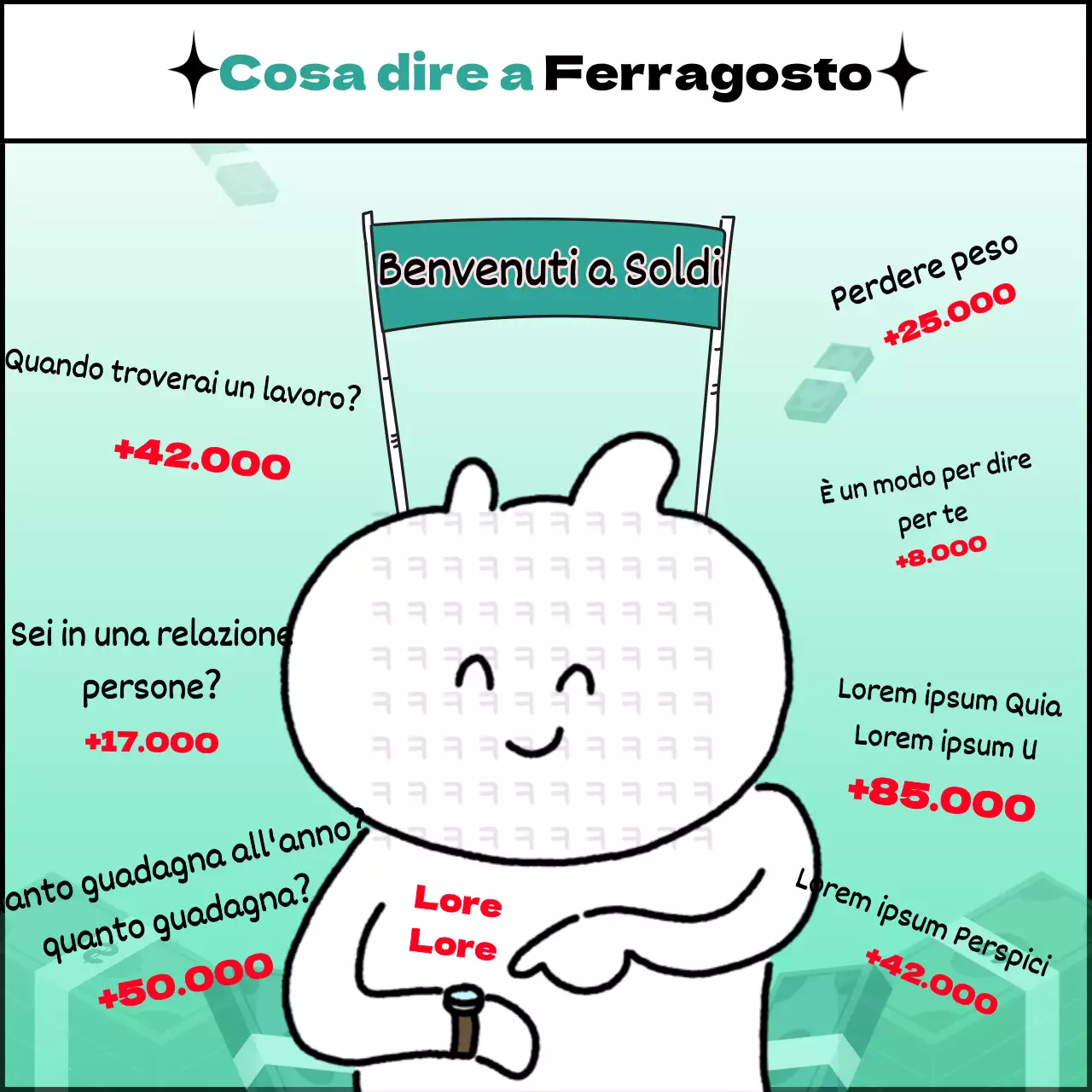 Cosa dire al Chuseok, la bottiglia di vino color menta