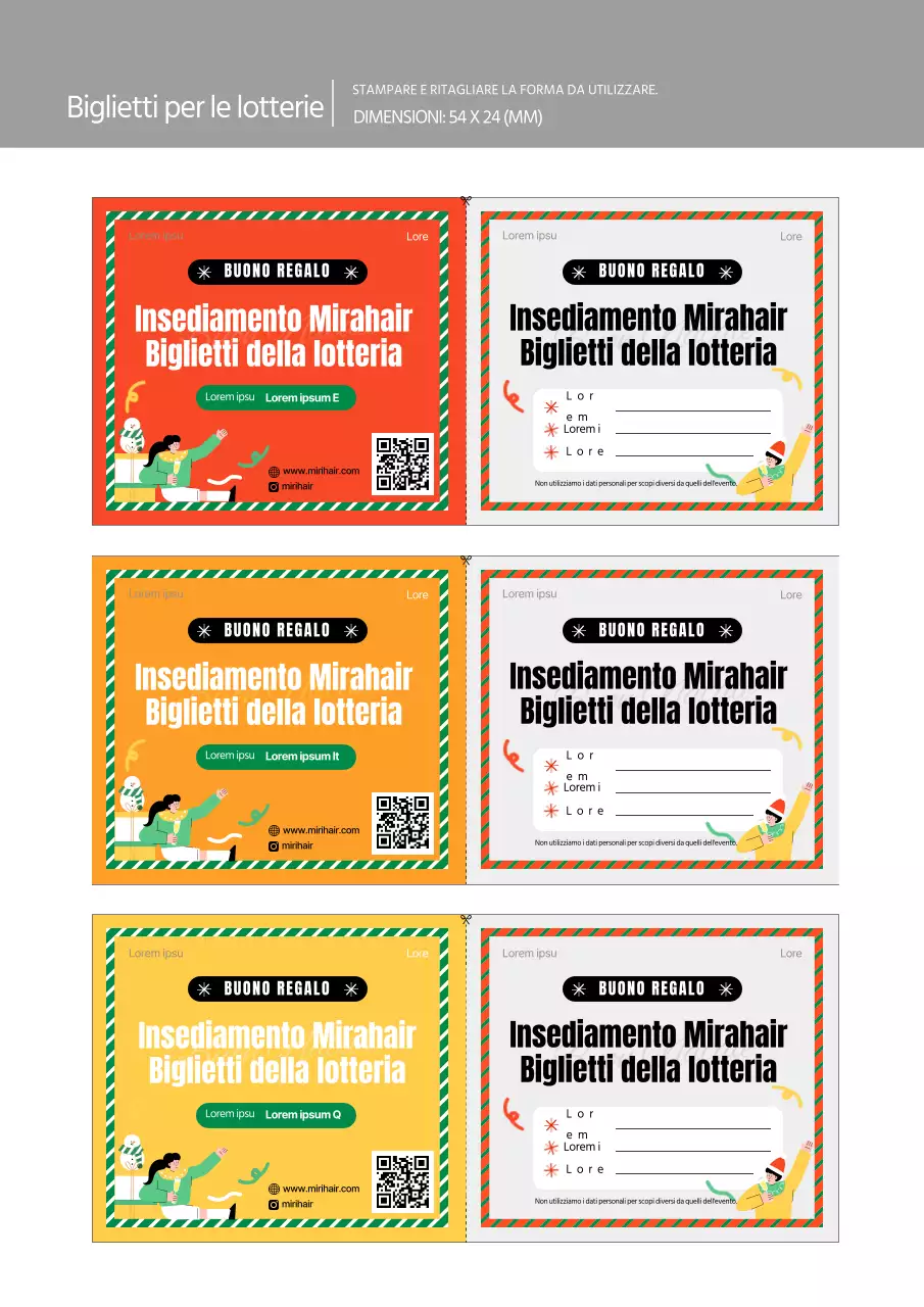 Post di giveaway a tema natalizio in bianco e rosso di tendenza