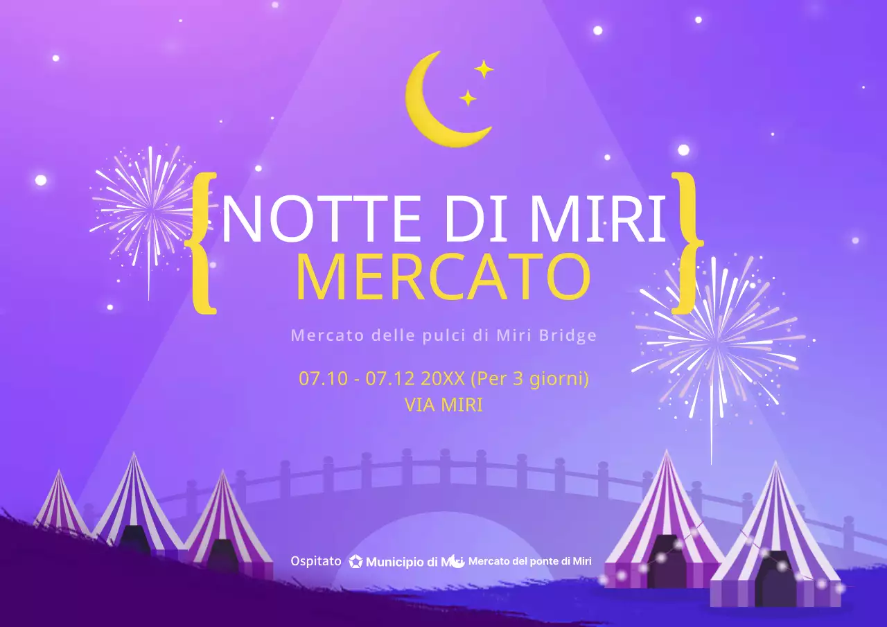 Una guida ai mercati notturni viola ed emozionali