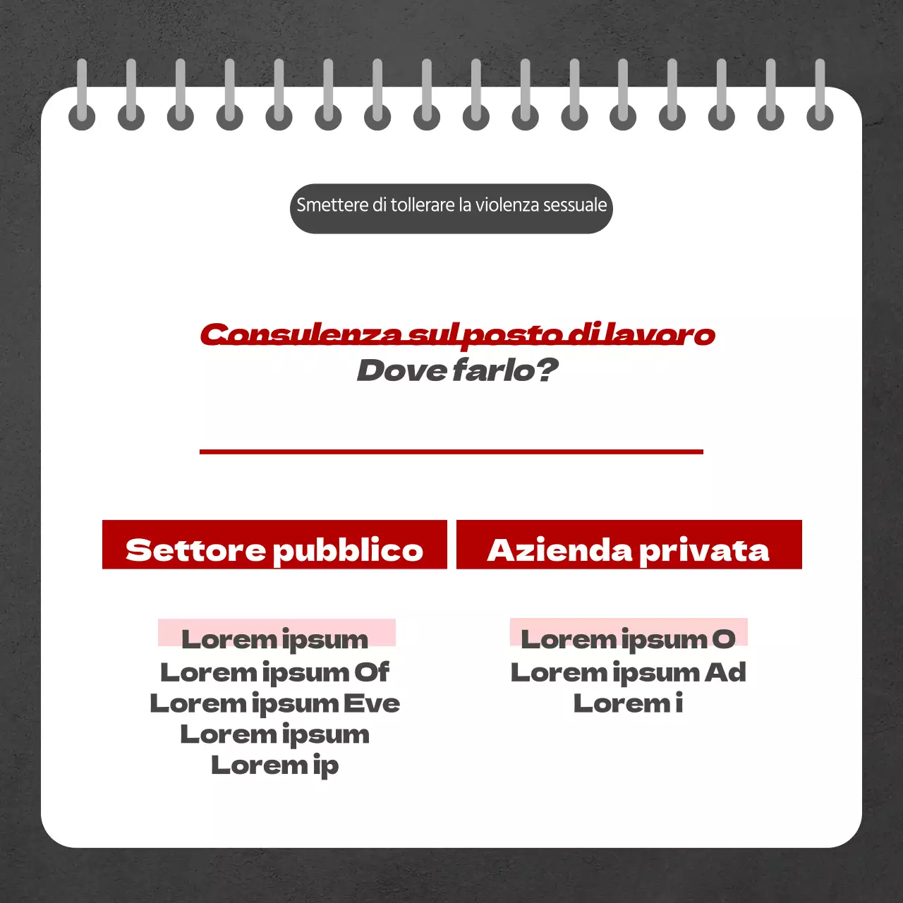 Comportamenti sessuali sul posto di lavoro