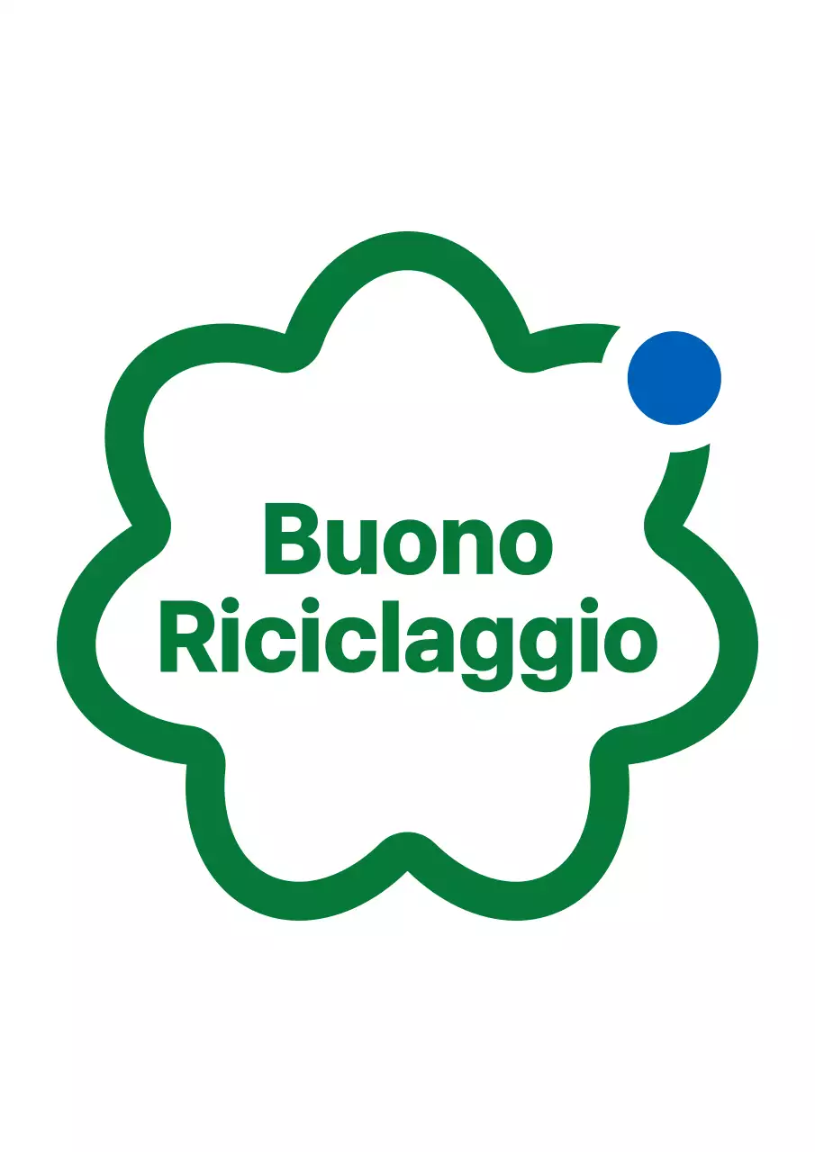 Semplice combinazione di icone e testo in verde e blu Campagne verdi