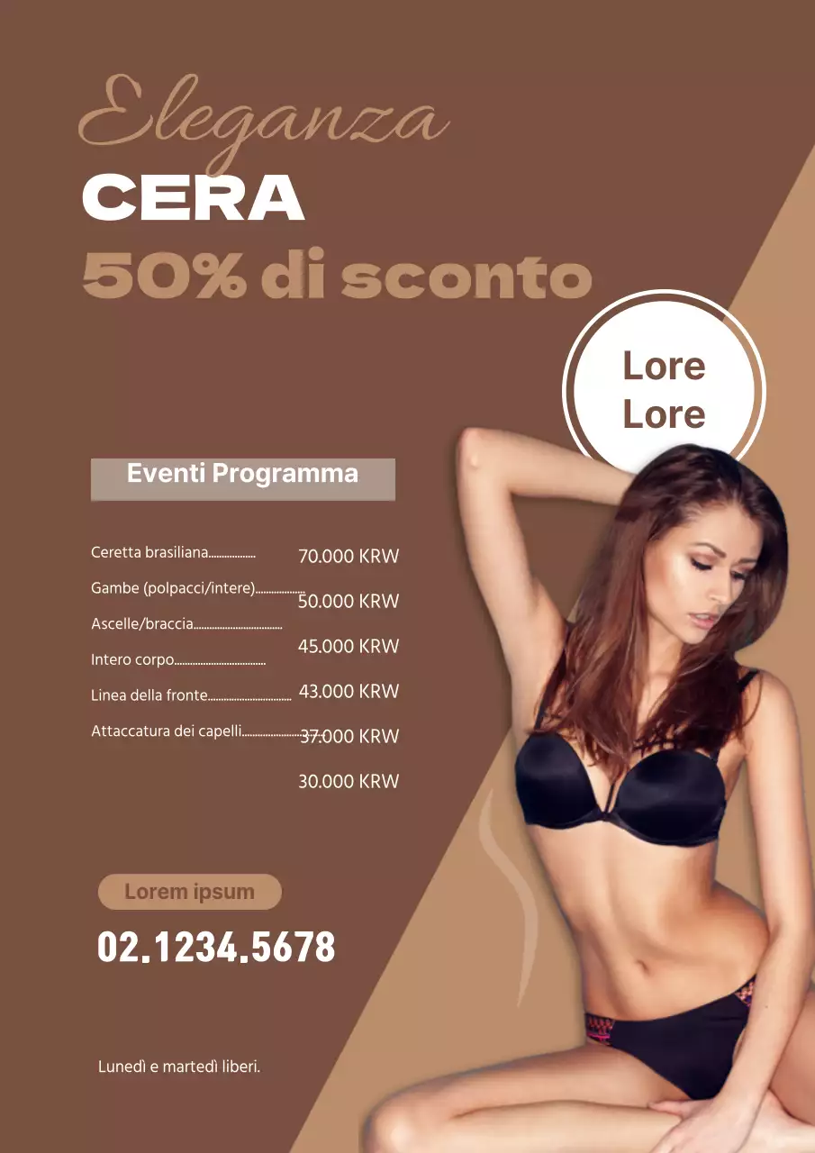 Prenota un appuntamento per la ceretta