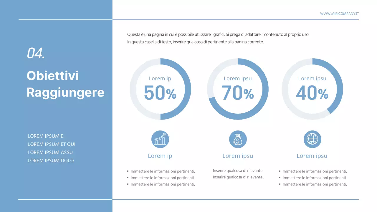 Annunci di risultati aziendali H1 in grigio e blu
