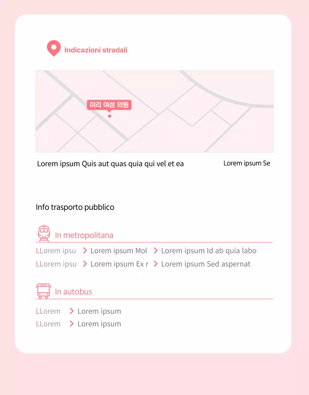 Rosa, ospedale di base per la maternità