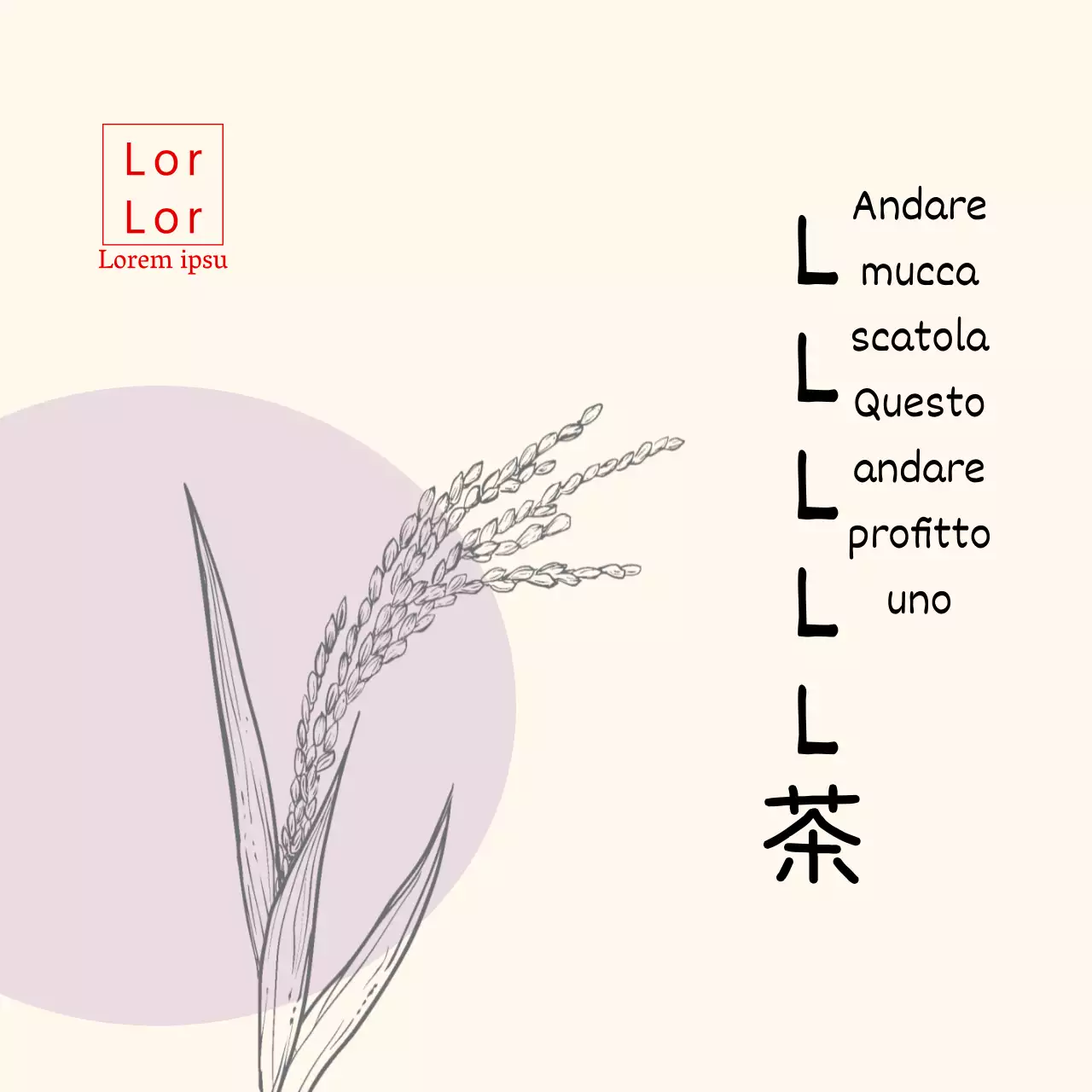 Adesivo disegno malva Nurungjitsa