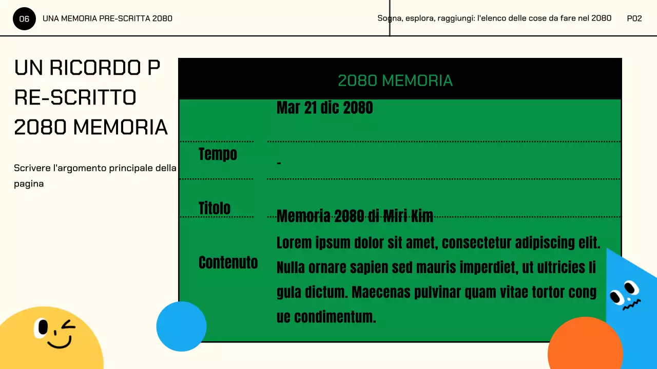 Giallo colorato Illustrazioni carattere carino Bucket List