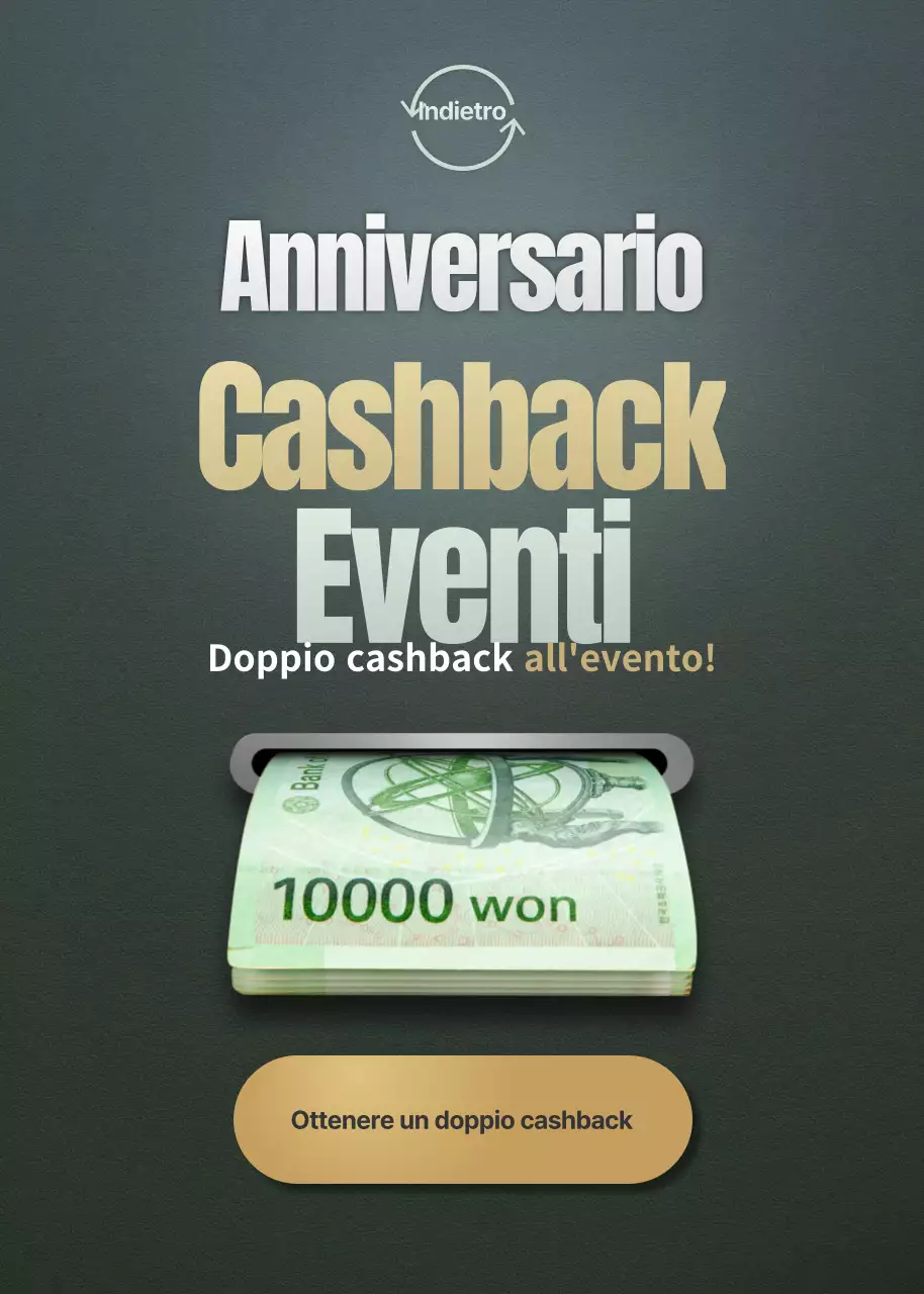 Evento cashback