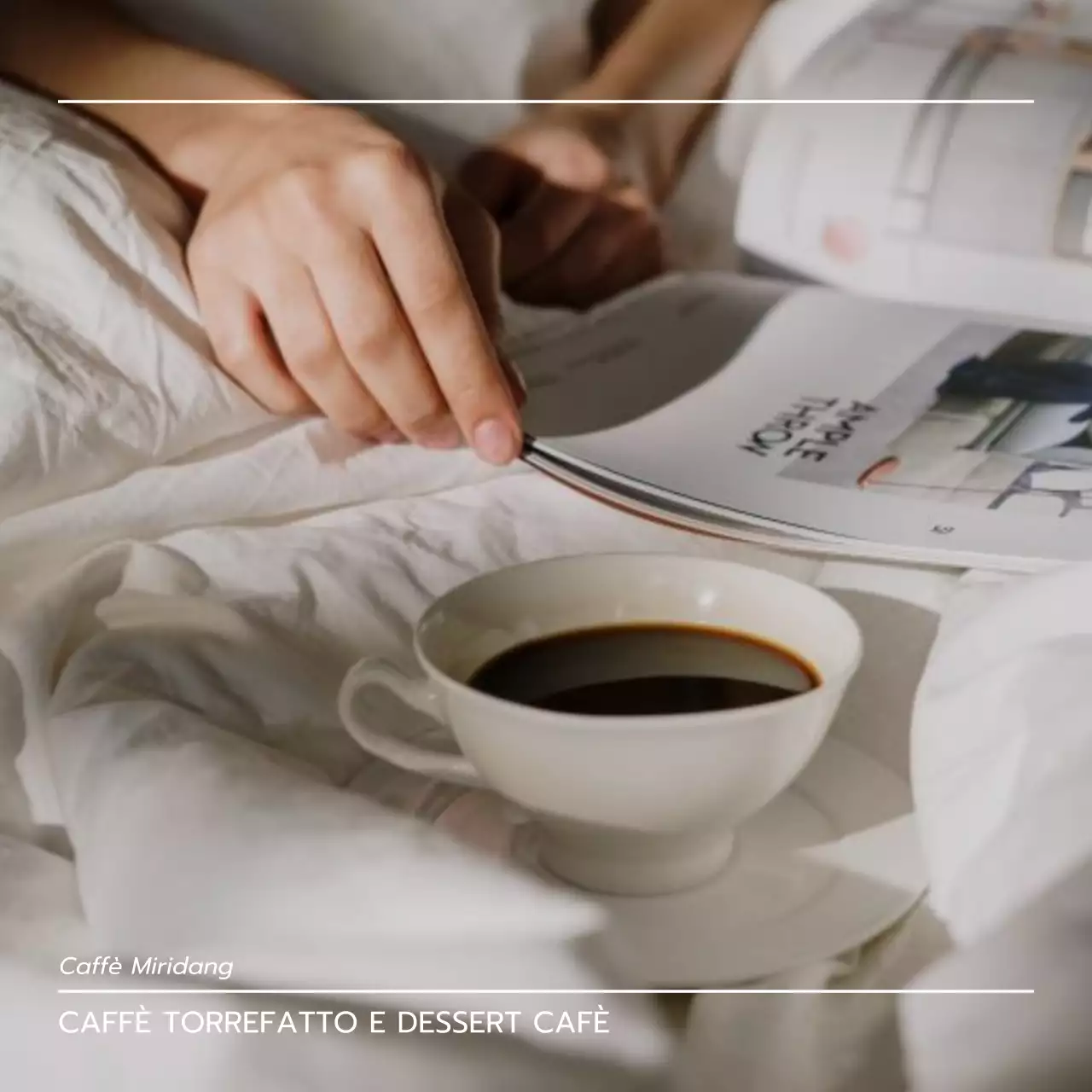 Pacchetto bundle caffè minimalista in bianco e nero