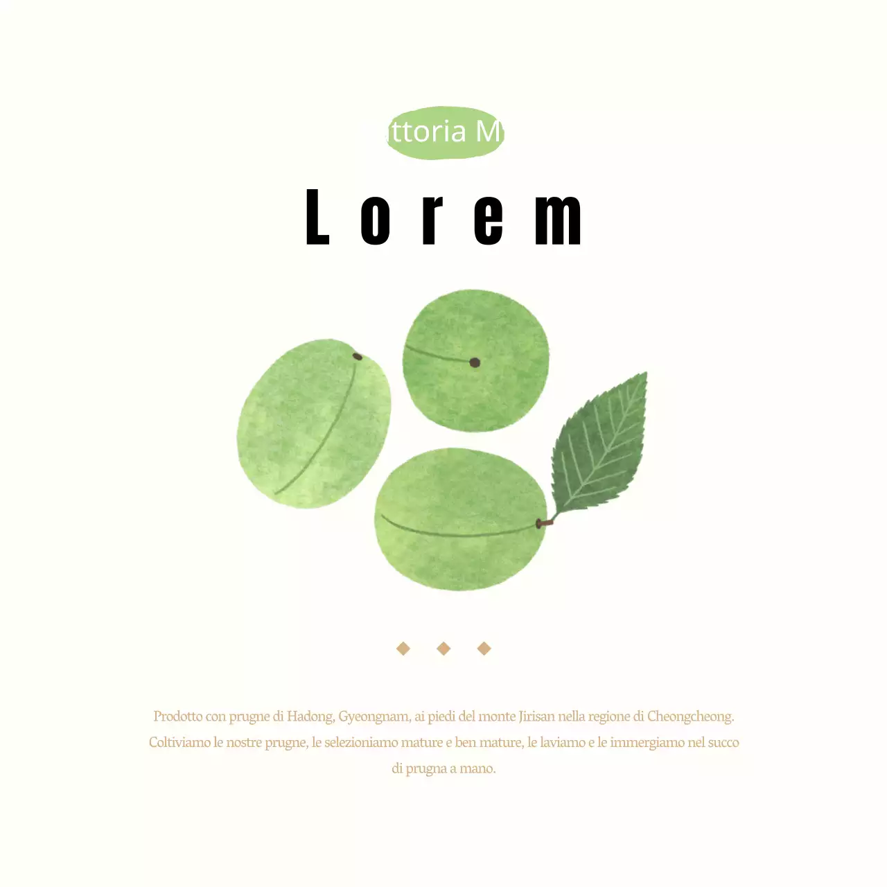 Cartolina illustrata con fiori di prugno