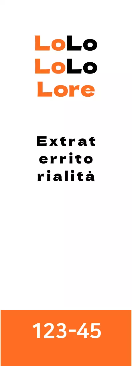 Promuovete la vostra proprietà in nero e arancione