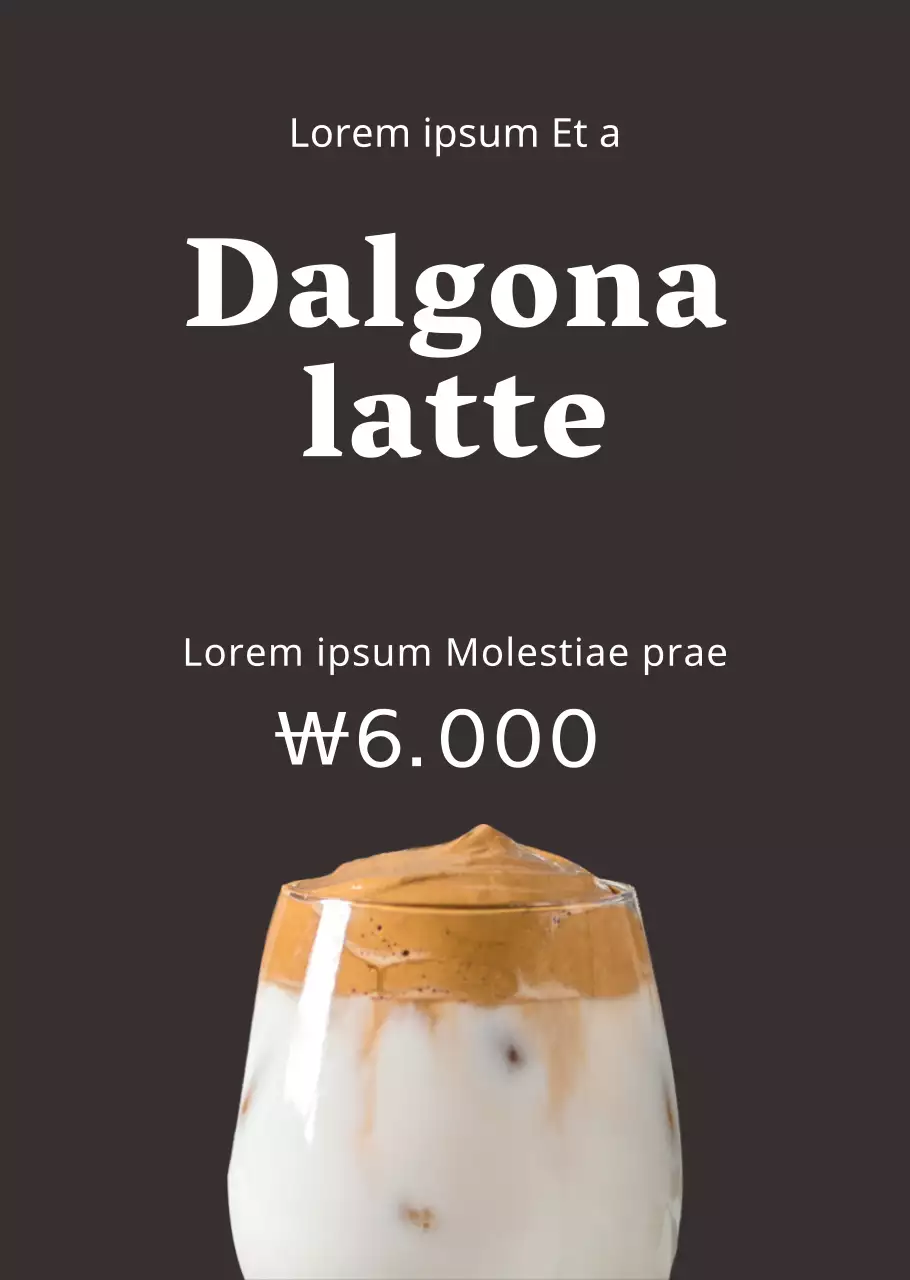 Caffè Dalgona di base