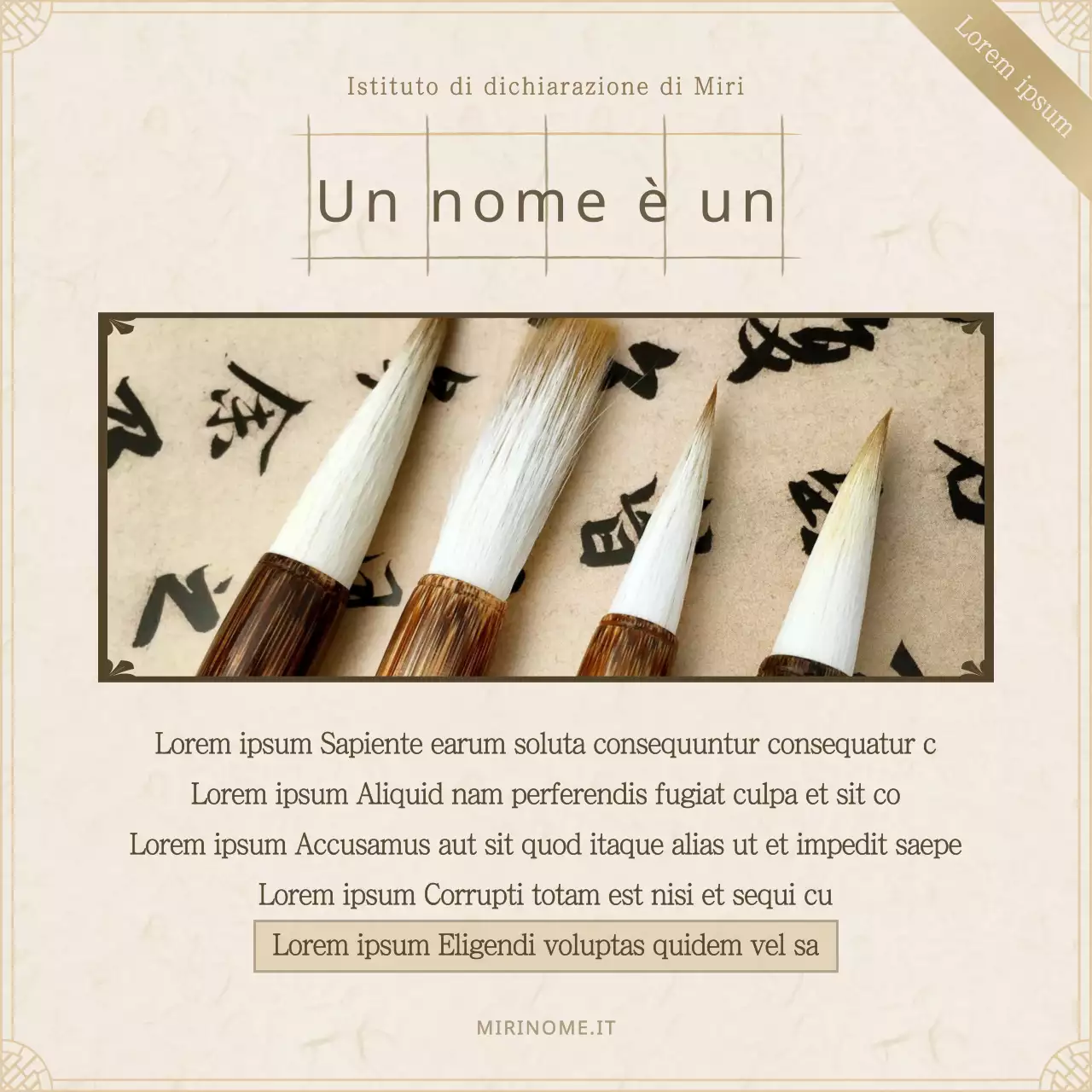 Una storia di statementology professionale nera e marrone