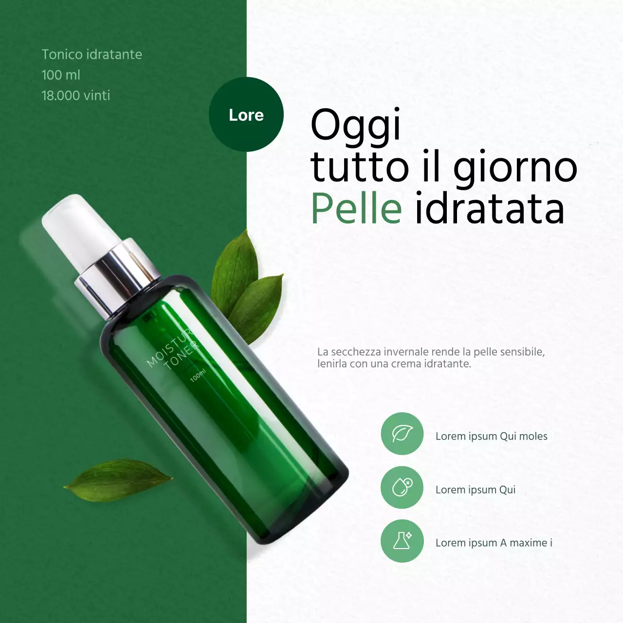 Pelle idratata per tutto il giorno