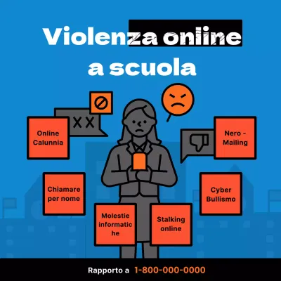 Carattere blu in grassetto Guida ai tipi di abuso