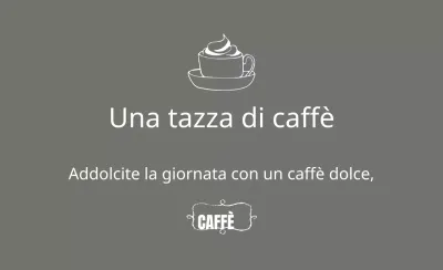 Caffè dolce