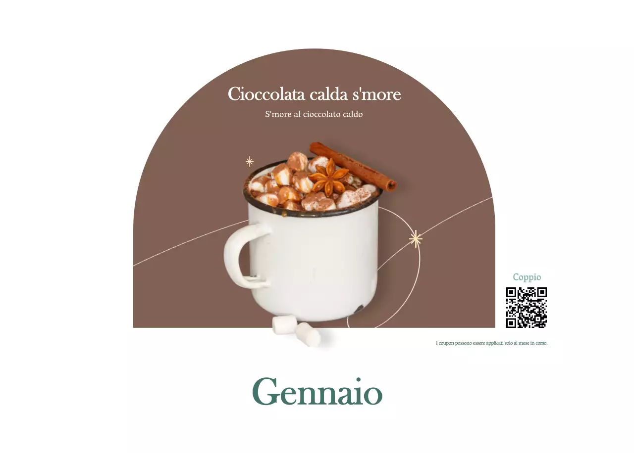 Calendario dei bar con i consigli per le bevande del mese