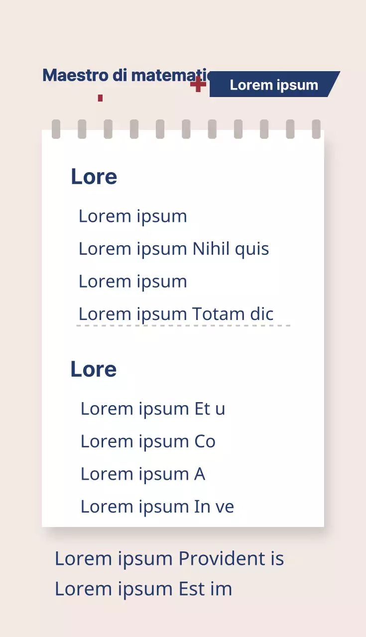 Maestro di matematica