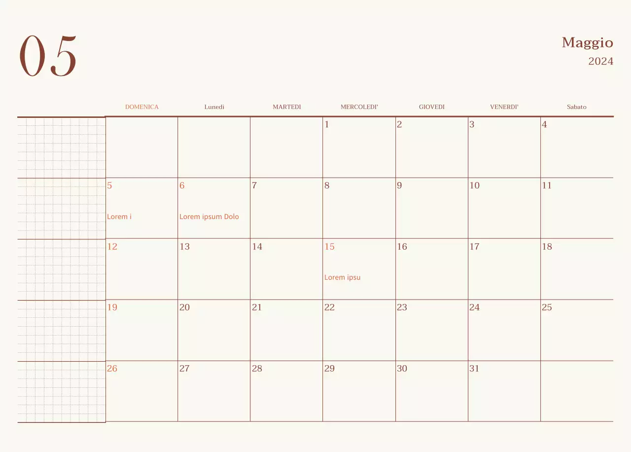 Layout fotografico di un caffè emozionale in beige e marrone