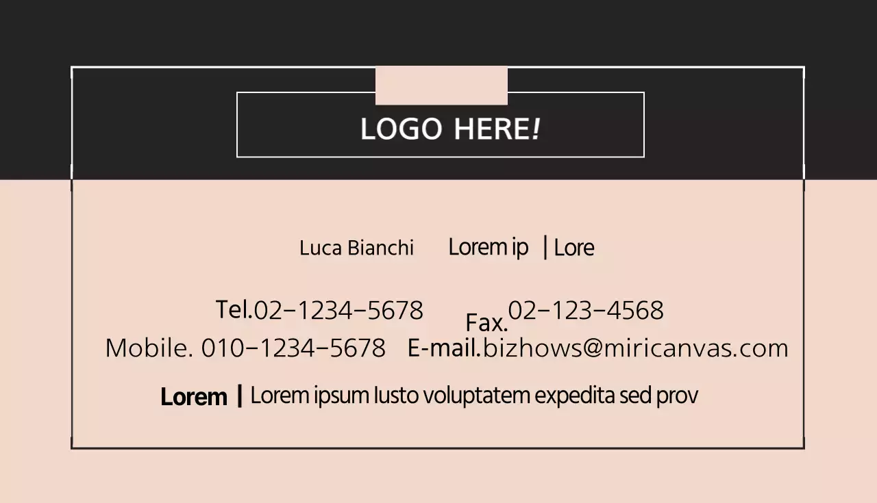 Biglietti da visita di moda