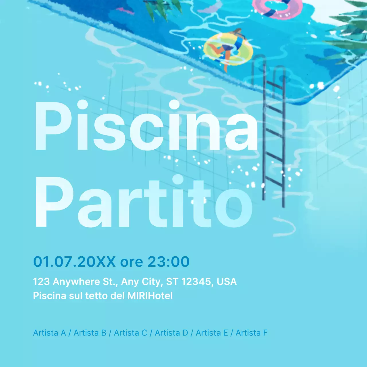 Feste in piscina