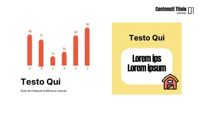 Grafico concettuale in arancione