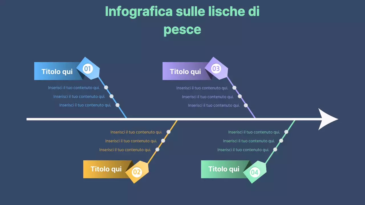 Concetto di nastro a lisca di pesce con gradiente