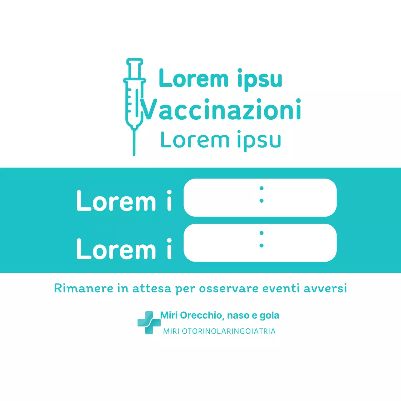 Adesivo del cerchio delle vaccinazioni