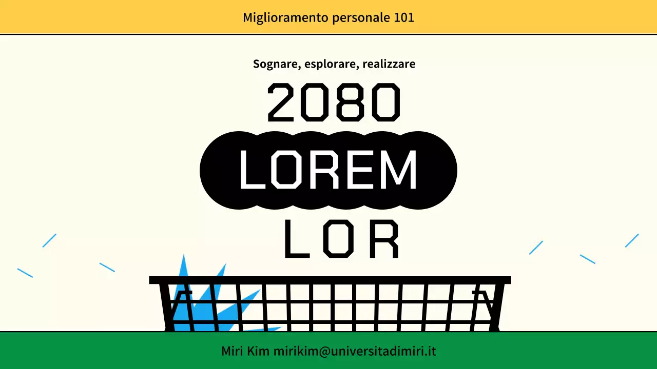 Giallo colorato Illustrazioni carattere carino Bucket List