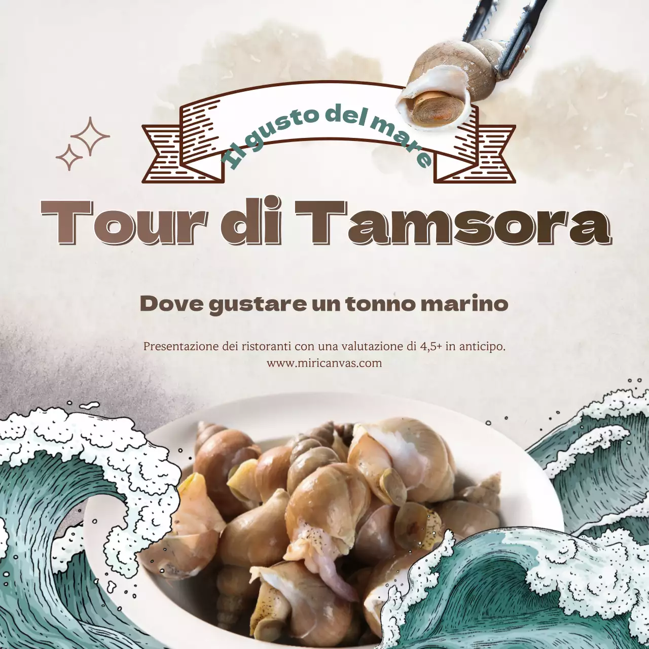 Vi presentiamo il ristorante tamsora marrone e blu