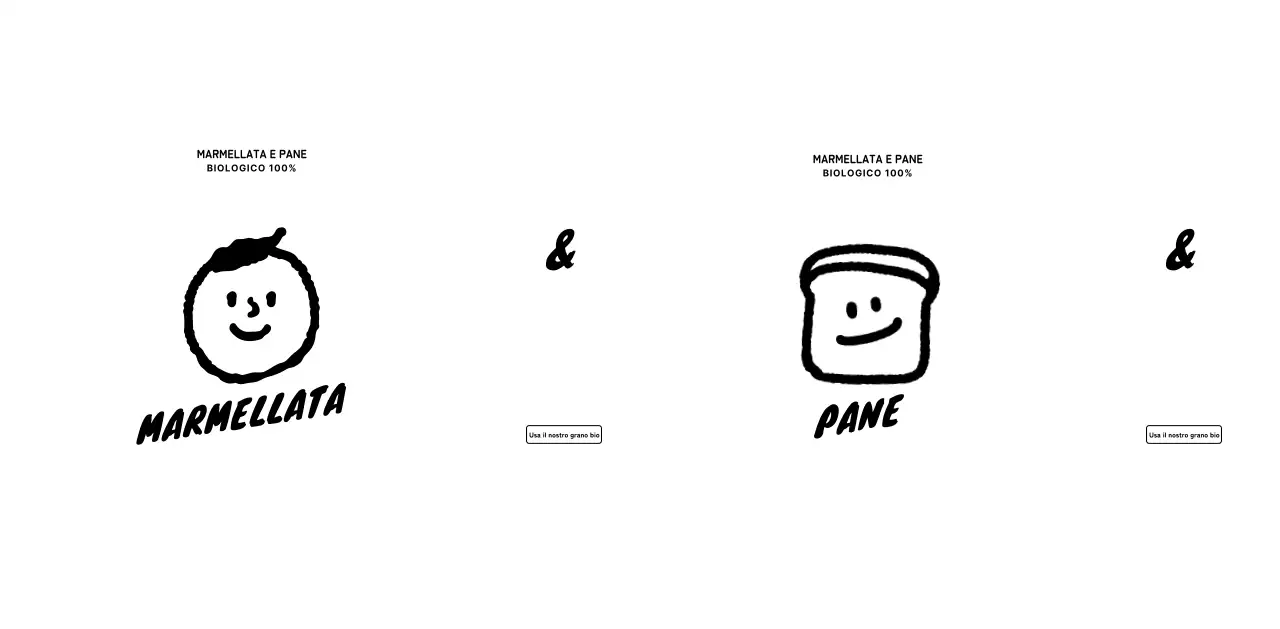 Promuovere e informare un logo di un caffè di dessert con una persona carina e un'illustrazione di pane