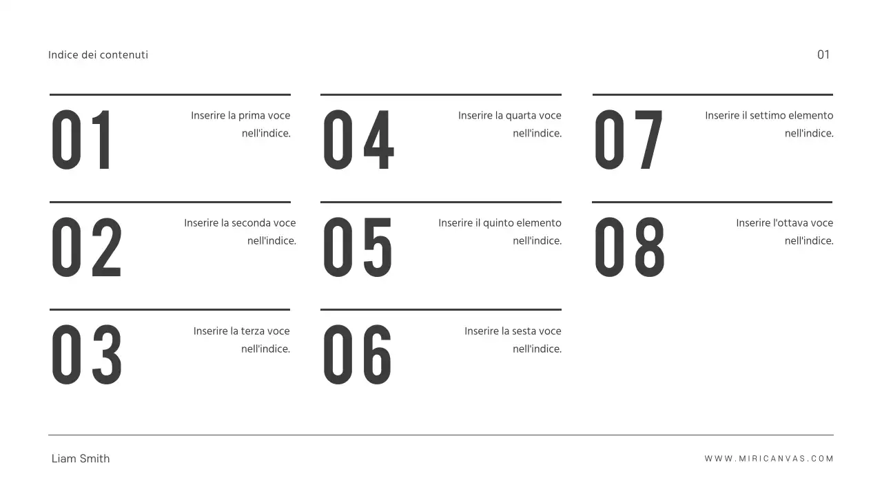 Presentazioni semplici