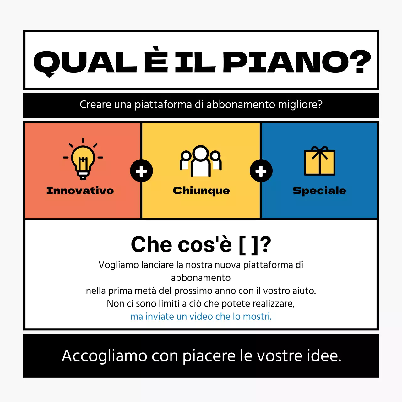 Concorso interno per il concetto di telaio Black Point