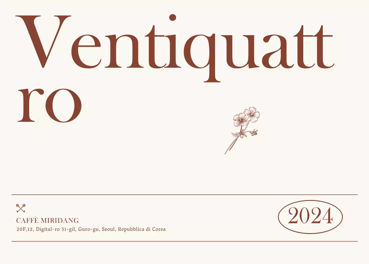 Layout fotografico di un caffè emozionale in beige e marrone