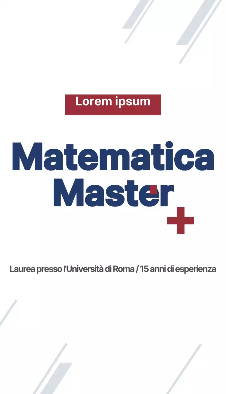 Maestro di matematica