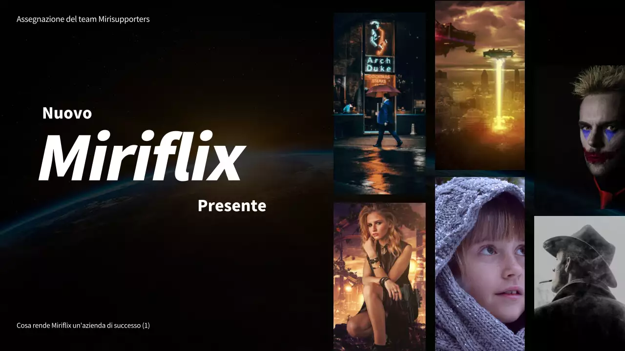 Black & White Media Piattaforme OTT Sostenitori aziendali Presentazione della sfida