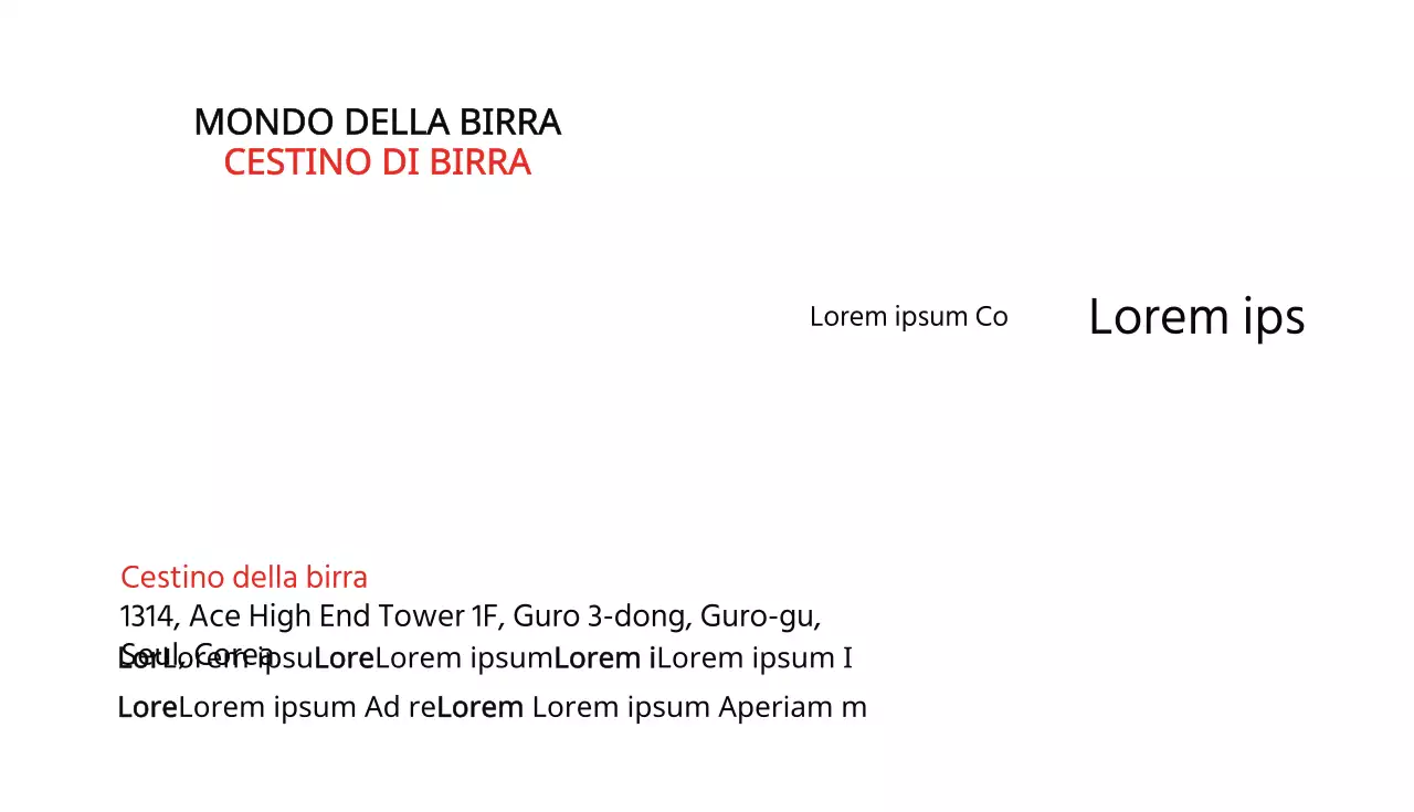 Il biglietto da visita di Hoffman