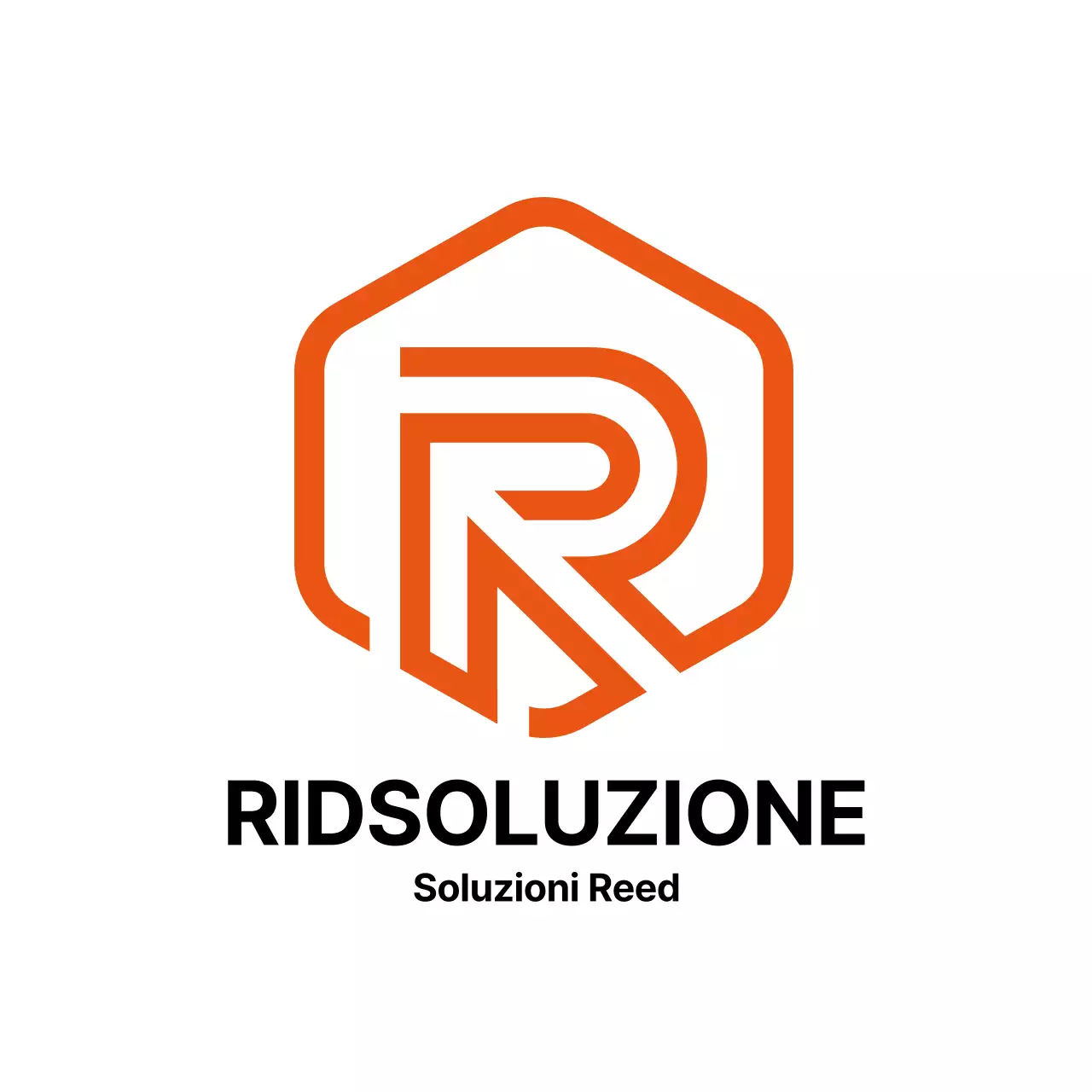 Sottobicchiere aziendale semplice con logo arancione