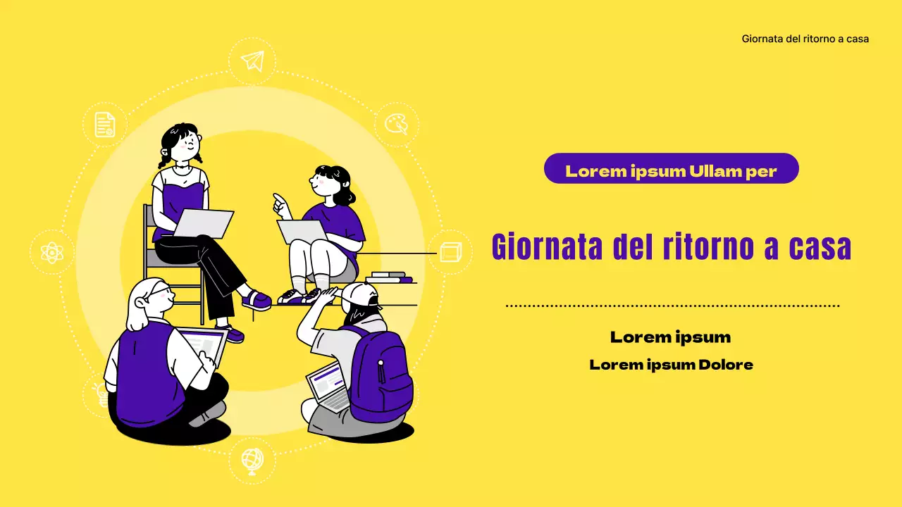 Speciali per il percorso professionale dei diplomati in giallo e viola