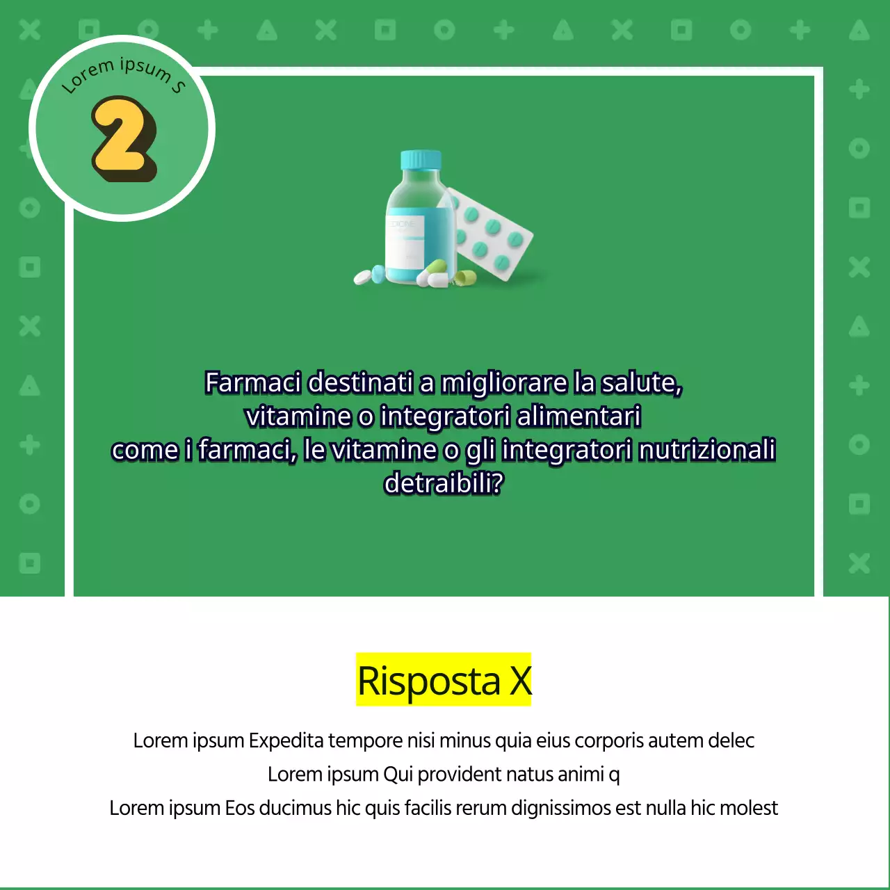 Quiz fiscali di fine anno con simpatiche illustrazioni verdi