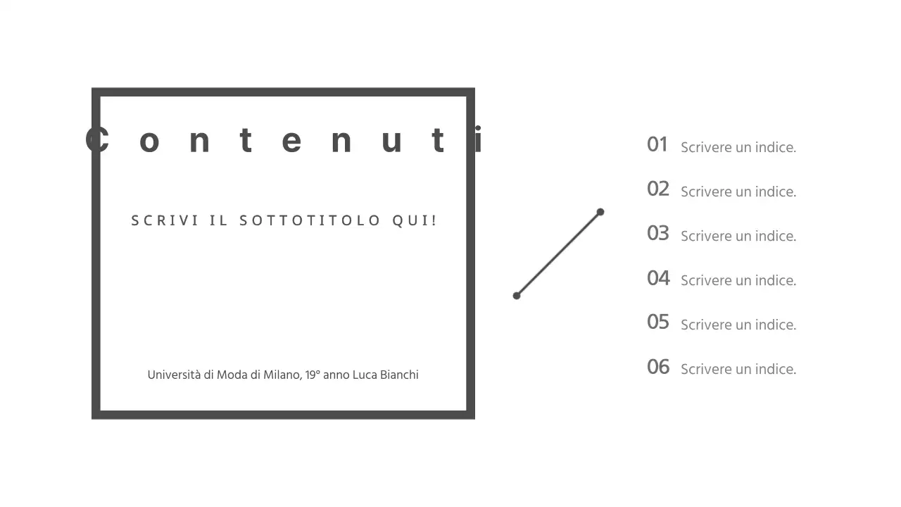 Presentazione semplice