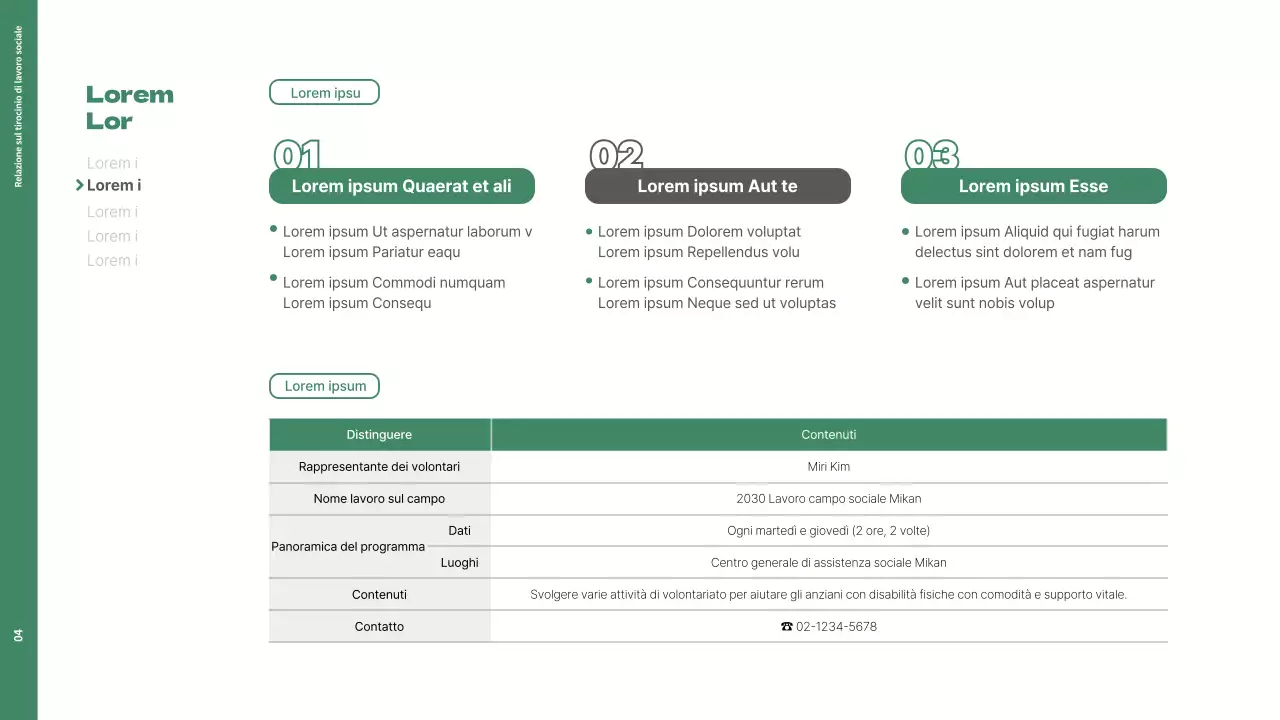 Rapporti di laboratorio ecologici e puliti