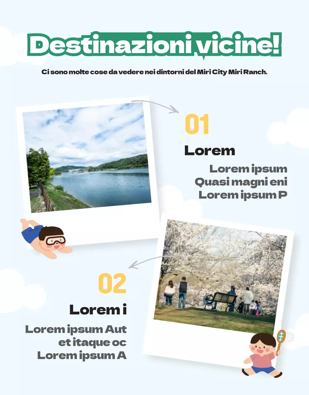 Presentazione dell'esperienza del ranch illustrato