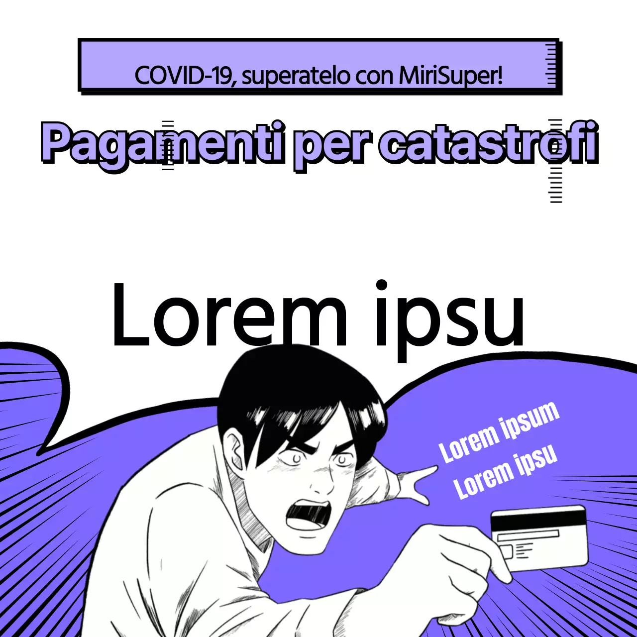 Mercante di pagamenti per catastrofi