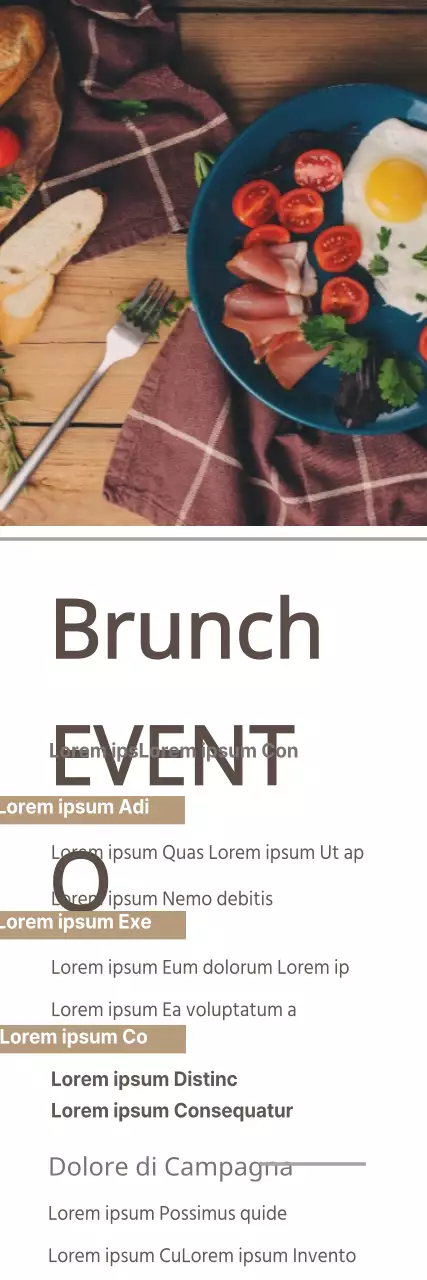 Eventi per il brunch