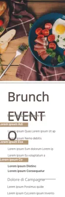 Eventi per il brunch