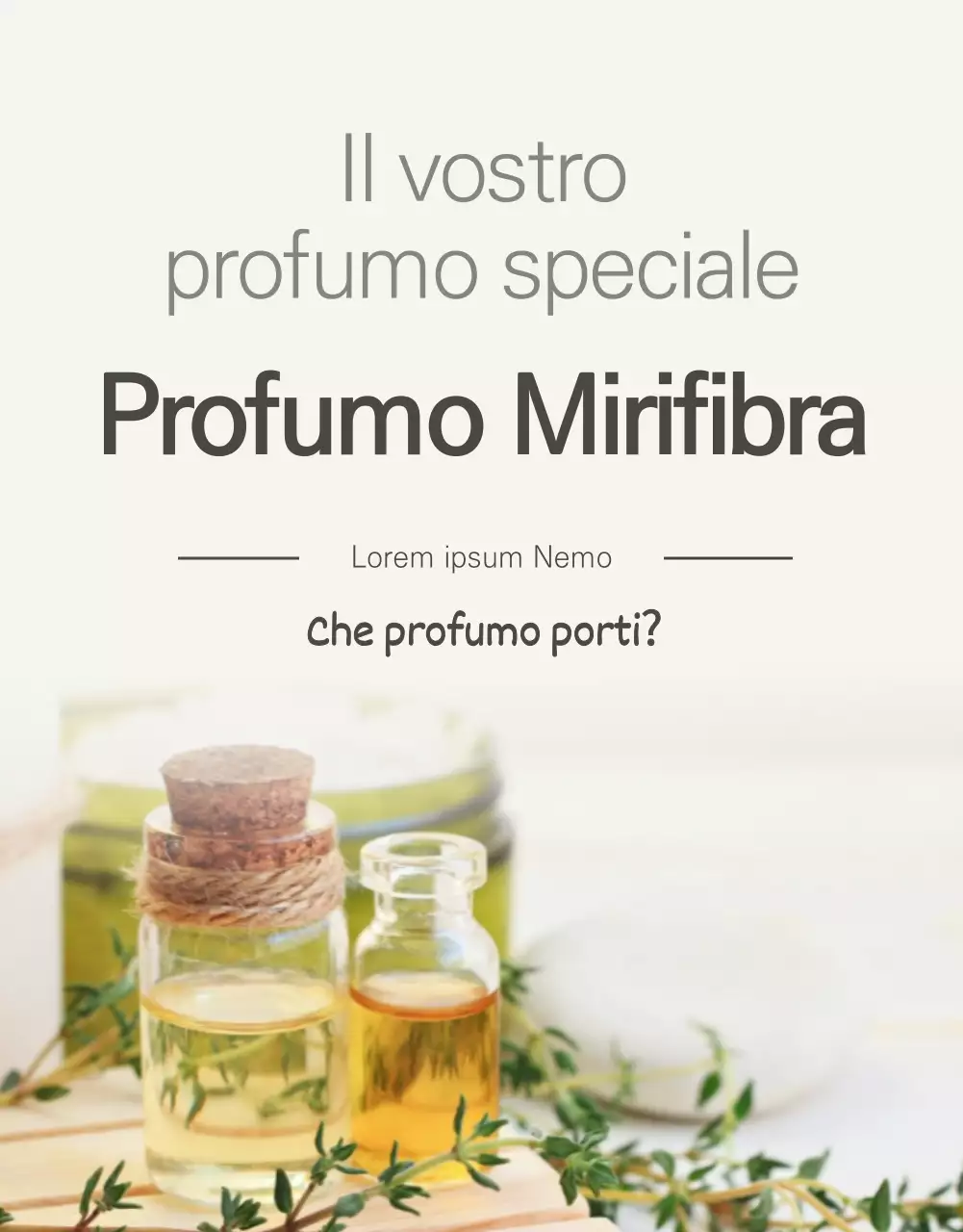 Pagina dettagliata delle costanti della fibra